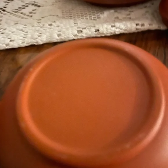 Yixing Zhusha Lidded teapot and 6 cups 1bowl Gongfu Tea set. - Picture 9 of 10